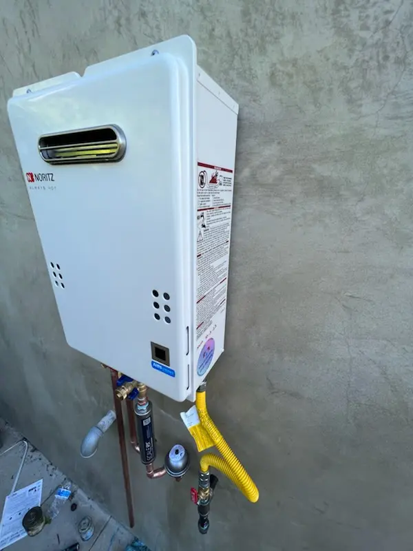 Tankless water heater installation for Longview homes