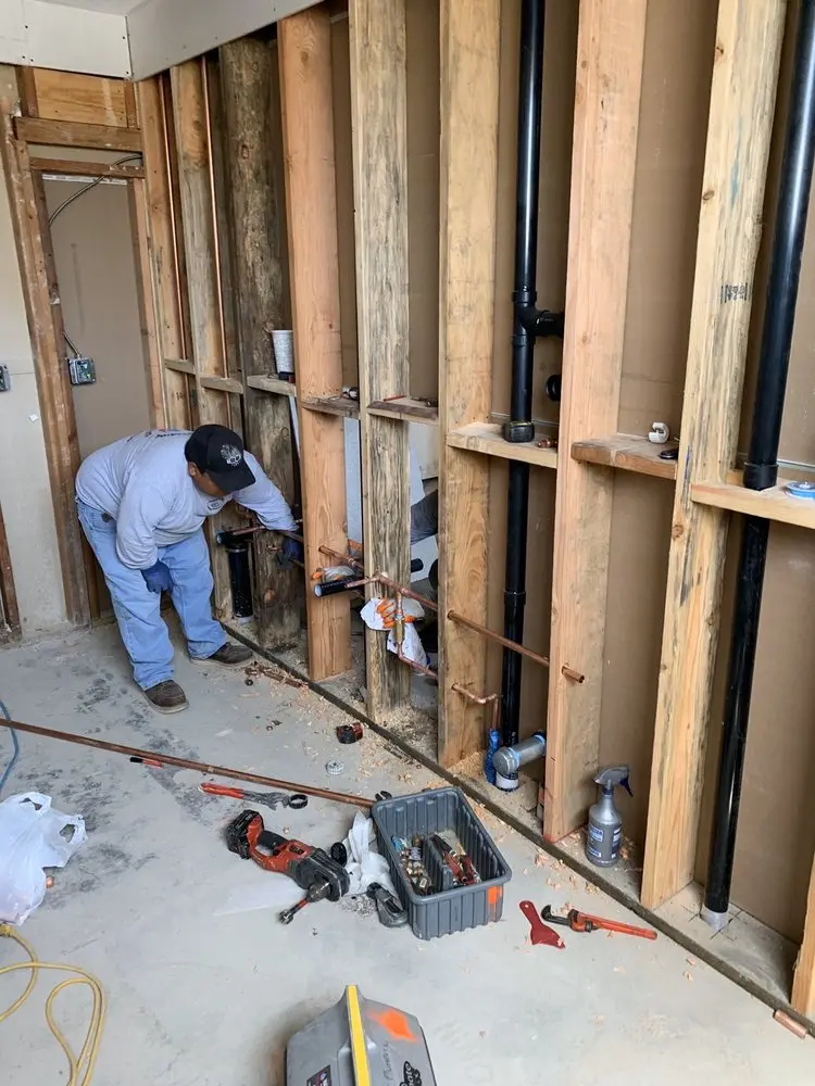 Commercial rough-in plumbing for Commercial Plumbing in Longview